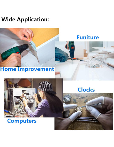 Kit de 1100 Tornillos Phillips MEIYYJ para Laptop M1.2 a M2