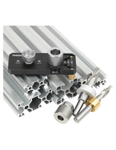 Guía de Taladro Toolcool para Perfiles de Aluminio M6 M8