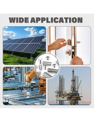 Kit de Tornillos de Cabeza Hueca 1305PCS Acero Inoxidable Trollug