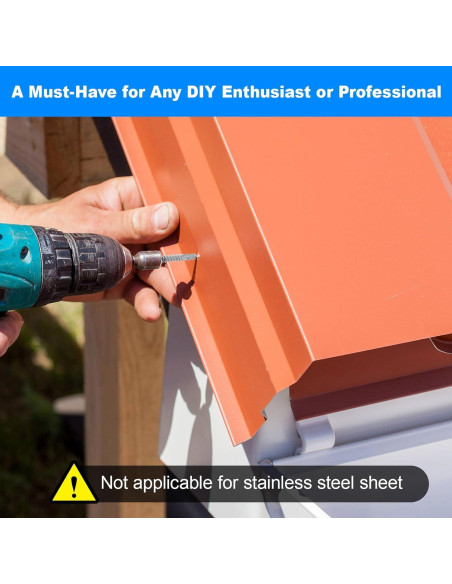 Kit de Tornillos Autoperforantes FMhotu 300 Piezas para Metal