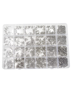 Kit de Surtido de Tornillos Autoperforantes HVAZI 1200PCS