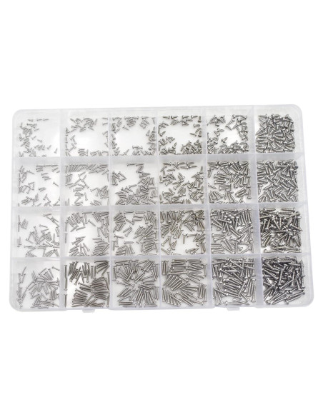 Kit de Surtido de Tornillos Autoperforantes HVAZI 1200PCS