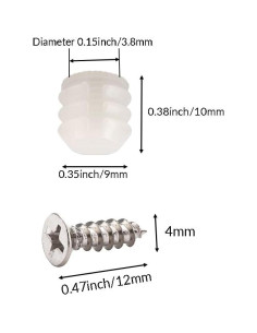 Juego de Inserciones de Dowel con Bisagra TQFXGLL 100 Piezas 2