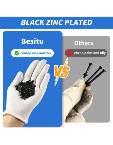 Kit de Tornillos M3 1600 Pcs Besitu - Acero Aleado 12.9