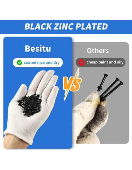 Kit de Tornillos M3 1600 Pcs Besitu - Acero Aleado 12.9