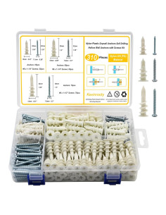 Anclajes para Paneles de Yeso Autoperforantes Kevinrooty 310PCS