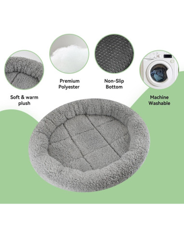 Cama para Gatos LESYPET Redonda Pequeña 35 cm Antideslizante