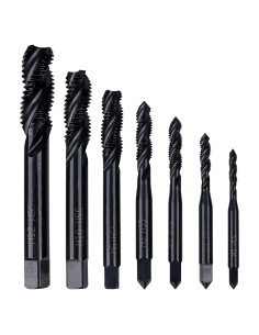 Juego de Brocas de Rosca Yakamoz 7 Pcs Métricas M3 a M12