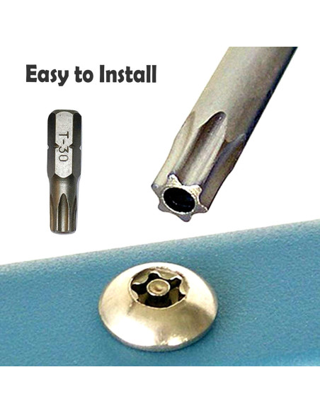 Tornillos Antirrobo Aootf para Placas de Matrícula - Acero Inoxidable, 8 Piezas