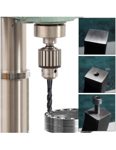 Juego de Brocas de Rosca Yakamoz 7 Pcs Métricas M3 a M12 2