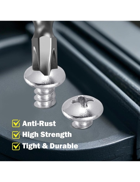 Kit de Tornillos de Madera Zhenglilos 205 Piezas Acero Inoxidable