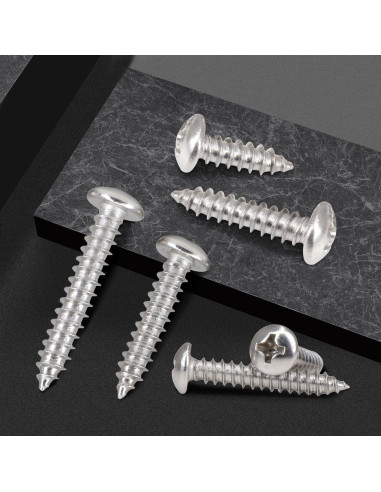 Kit de Tornillos de Madera Zhenglilos 205 Piezas Acero Inoxidable