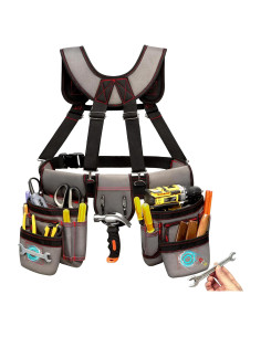 Cinturón de Herramientas Ajustable ELECROW con 18 Bolsillos