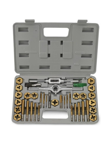 Juego de Machos y Matrices Neiko 00911A 40 Piezas SAE