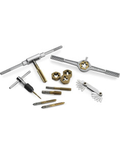 Juego de Machos y Matrices Neiko 00911A 40 Piezas SAE 2