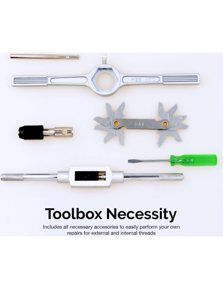 Juego de Machos y Matrices Neiko 00911A 40 Piezas SAE