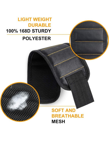 Pulsera Magnética GOOACC con 15 Imanes Fuertes - Ajustable