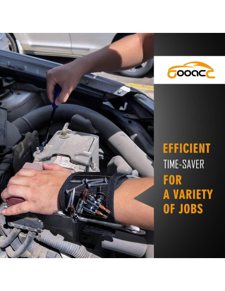 Pulsera Magnética GOOACC con 15 Imanes Fuertes - Ajustable