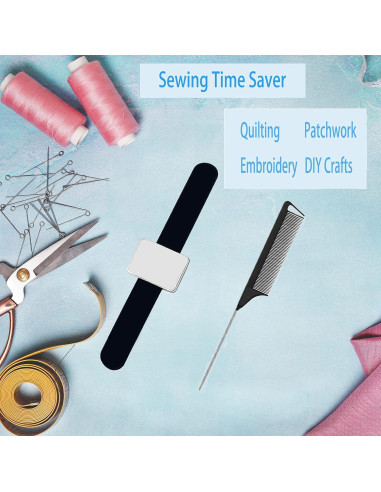 Muñequera Magnética para Alfileres Dolstar con 3 Peines Inox