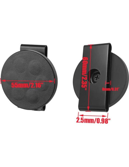 Clips Magnéticos para Cinturón XXHong - 2 Piezas, Alta Resistencia