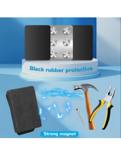 Clip de Cinturón Magnético QIAOTLB 2PCS para Herramientas 2