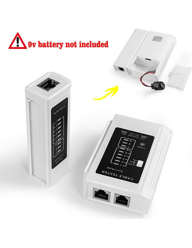 Kit de Crimpado RJ45 PETECHTOOL con 20 Conectores Cat6