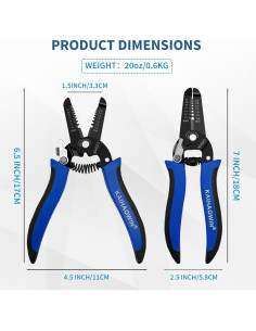 Pelacables KAIHAOWIN 5 Piezas con Bloqueo y Resortes 10-22 AWG 2