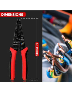 Cortador de Pelacables YIYITOOLS XT-1-001 220g Ergonómico 2