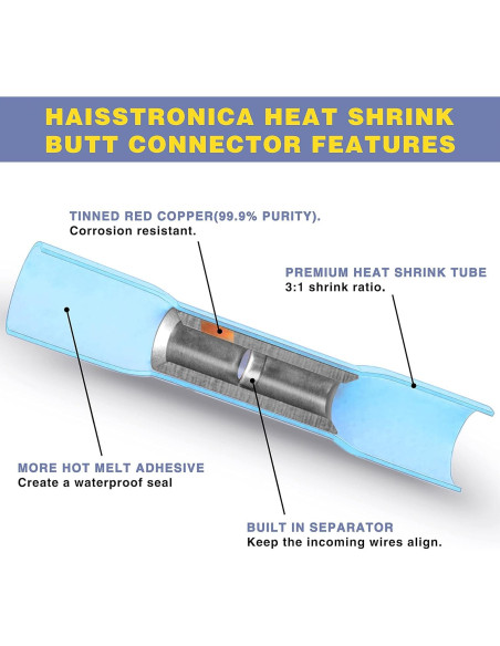 Herramienta de Crimpado Haisstronica HS-8327 + 200 Conectores