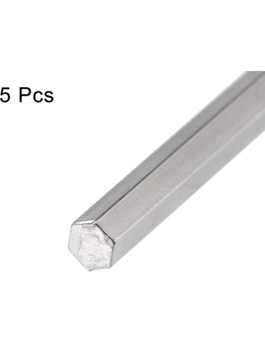 Juego de 5 Llaves Hexagonales 1/8" TOP-VIGOR - Acero Niquelado