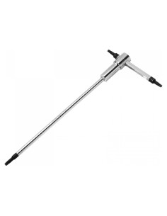 Llave Torx T10 uxcell con Mango Deslizante en T 150mm