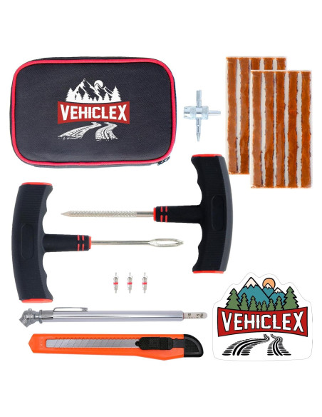 Kit de Reparación de Neumáticos Vehiclex - Compacto y Esencial
