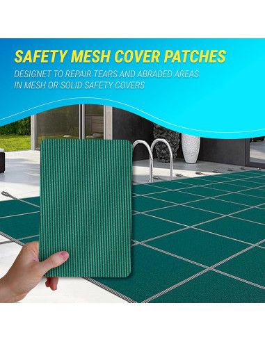 Kit de Parche Autoadhesivo para Cubierta de Piscina ARDILA VEELA 6 Pzs Verde