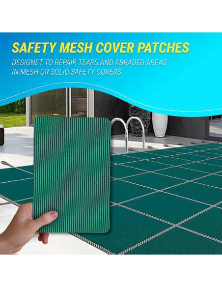 Kit de Parche Autoadhesivo para Cubierta de Piscina ARDILA VEELA 6 Pzs Verde