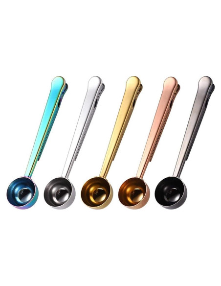 Cuchara Clip Multifuncional Acero Inoxidable 304 17.5 cm