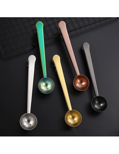 Cuchara Clip Multifuncional Acero Inoxidable 304 17.5 cm