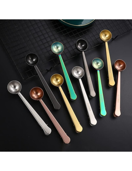 Cuchara Clip Multifuncional Acero Inoxidable 304 17.5 cm