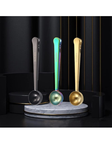 Cuchara Clip Multifuncional Acero Inoxidable 304 17.5 cm