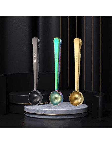 Cuchara Clip Multifuncional Acero Inoxidable 304 17.5 cm