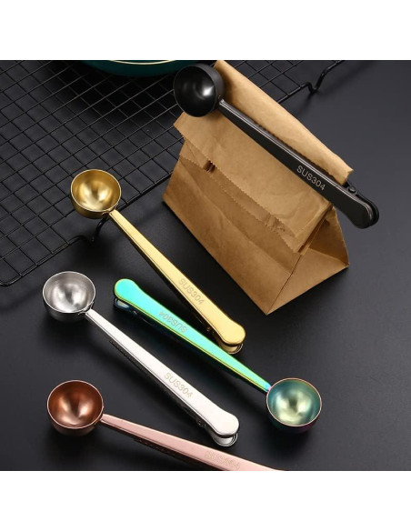 Cuchara Clip Multifuncional Acero Inoxidable 304 17.5 cm