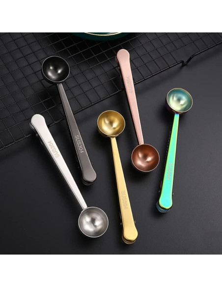 Cuchara Clip Multifuncional Acero Inoxidable 304 17.5 cm