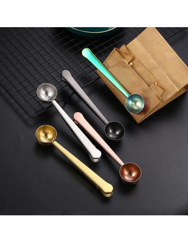 Cuchara Clip Multifuncional Acero Inoxidable 304 17.5 cm