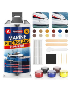 Kit de Reparación de Fibra de Vidrio Quadence para Barcos 150g