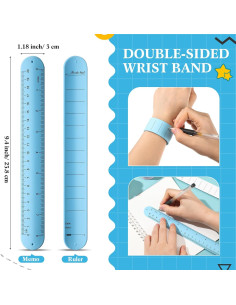 12 Pulseras de Silicona Borrables Skyygemm para Tareas 2