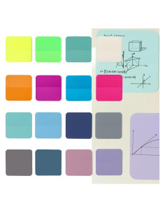 320 Hojas Notas Adhesivas Transparentes Jaczora 4.57x4.57cm