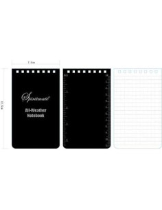 Cuadernos Espirales SPIRITMATE 3x5" Impermeables 8 Paquete 2