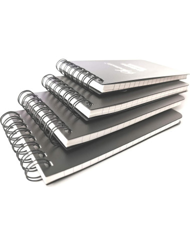 Cuadernos Espirales SPIRITMATE 3x5" Impermeables 8 Paquete