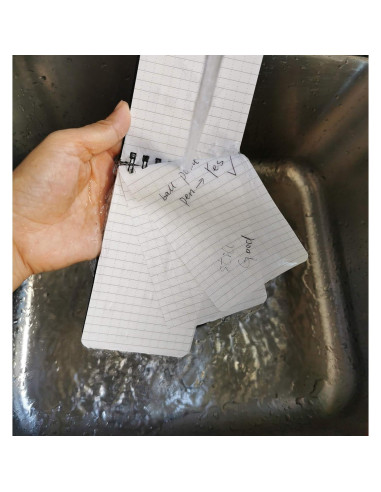 Cuadernos Espirales SPIRITMATE 3x5" Impermeables 8 Paquete