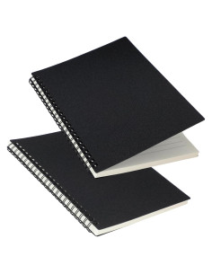 Paquete de 2 cuadernos A5 Dunzoom con espiral 160 páginas