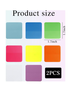 320 Hojas Notas Adhesivas Transparentes Ipercox Multicolor 2